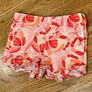 Janie and Jack Ruffle Flower Shorts sz 7